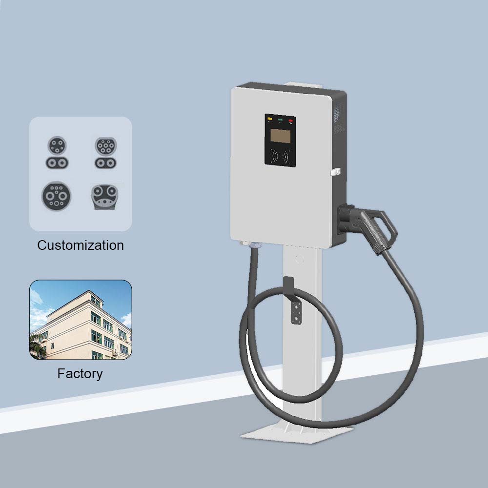 Fast Ev Charger - เครื่องชาร์จรถยนต์ไฟฟ้ากระแสตรง 50A สำหรับใช้ในบ้าน GBT CCS 20kW
