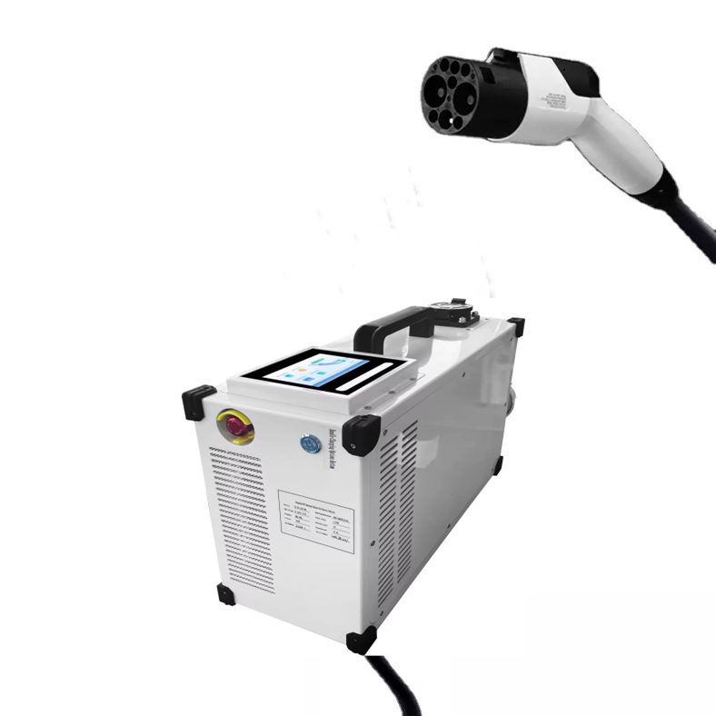 Portable Ev Charger - เครื่องชาร์จรถยนต์ไฟฟ้าแบบพกพา DC 40kW GBT สถานีชาร์จรถยนต์ไฟฟ้าเคลื่อนที่แบบเร็ว รองรับแรงดันไฟฟ้าเข้า