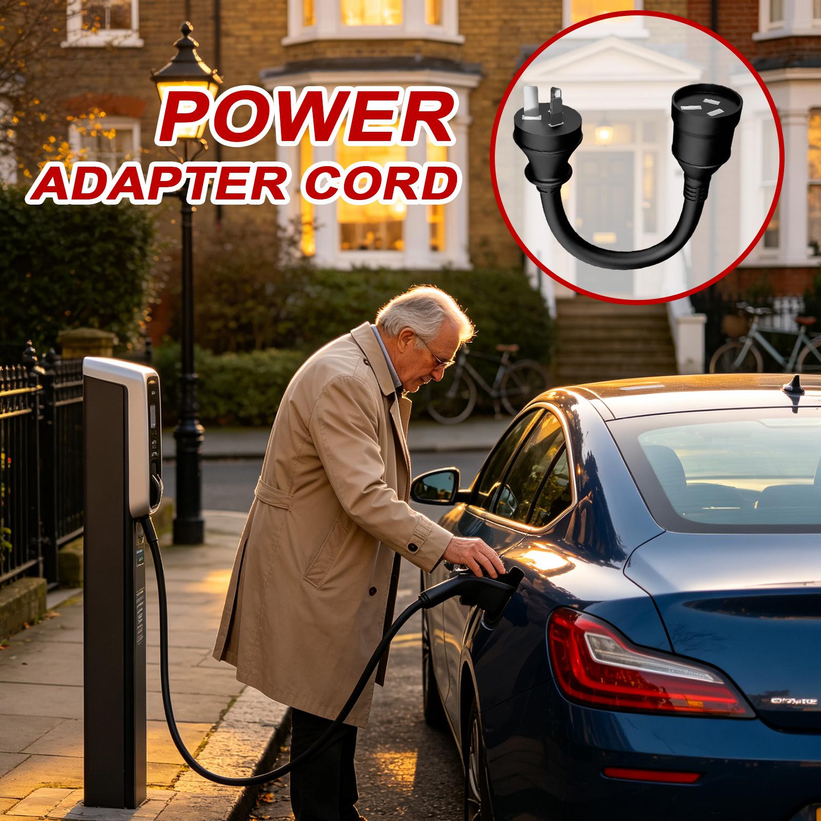 Ev Charging Cable - สายต่อพ่วง EV 10A ปลั๊กต่อ 15A สายไฟทนทานสำหรับชาร์จรถยนต์ไฟฟ้า