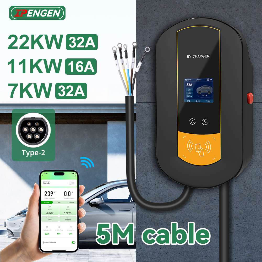 Wallbox Ev - สถานีชาร์จรถยนต์ไฟฟ้า IPENGEN Type2 7KW /11KW /