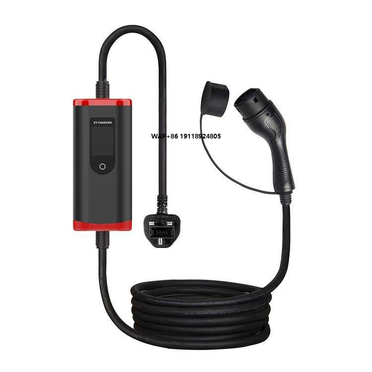 Ev Charger - เครื่องชาร์จรถยนต์ไฟฟ้าแบบพกพา 7 กิโลวัตต์ ประเภท 2 (IEC