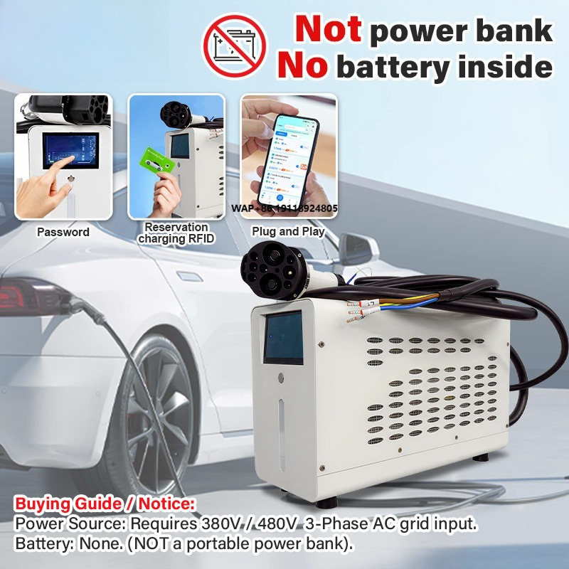 Ev Charger - ผู้ผลิตขายส่งสถานีชาร์จรถยนต์ไฟฟ้าแบบพกพา CCS2 7kW 480V 3 เฟส