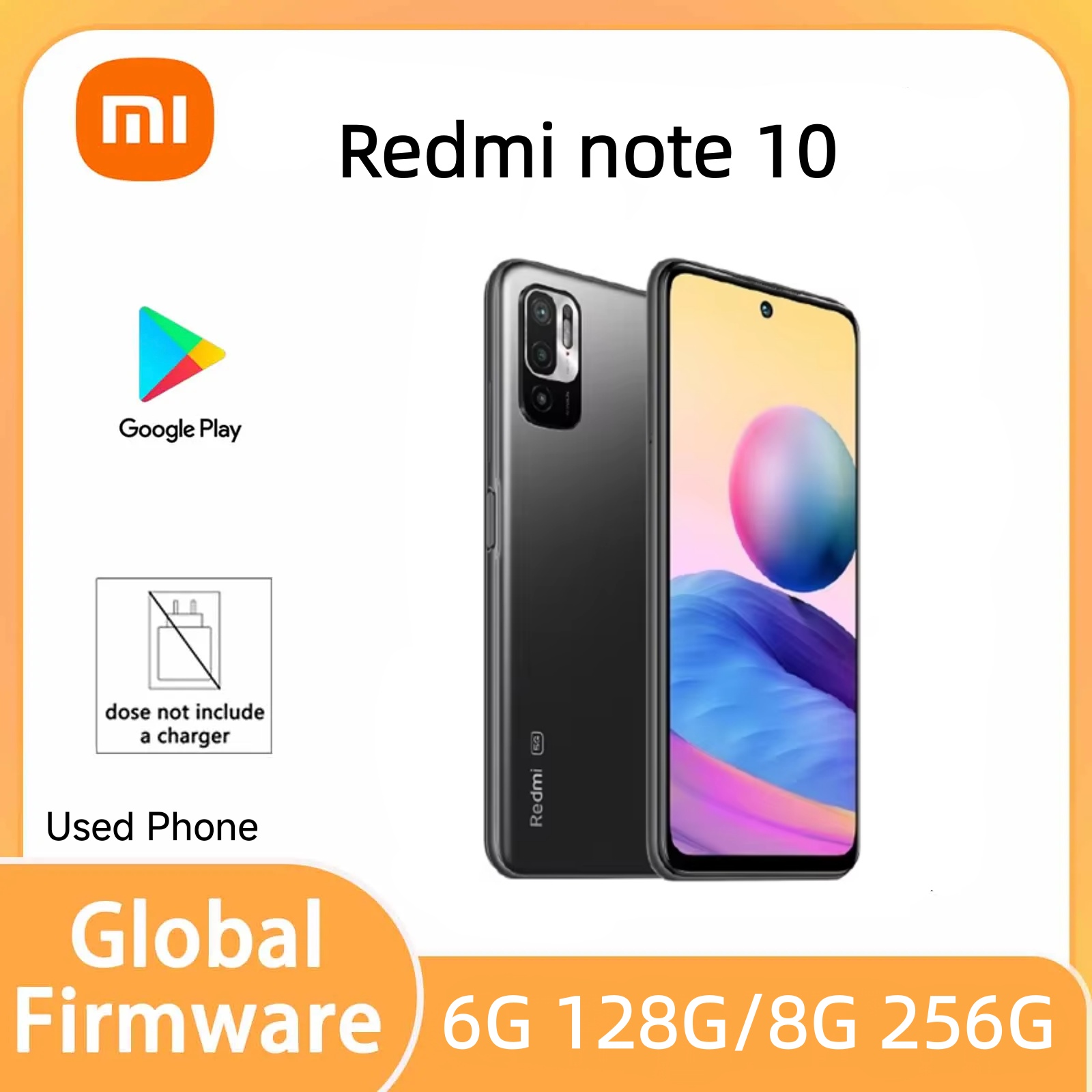 Type 2 Charger - Xiaomi Redmi Note 10 5G หน้าจอ