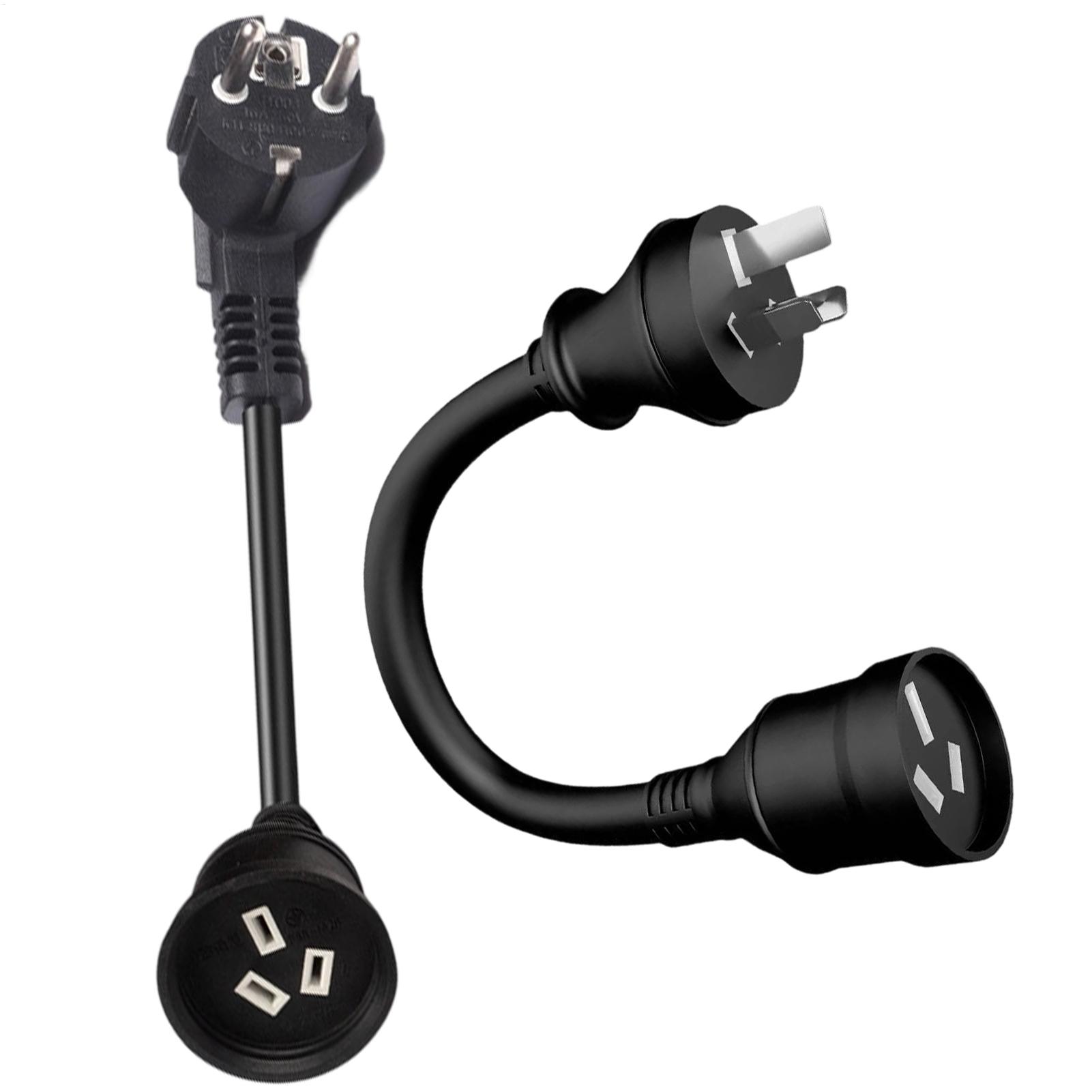 Ev Charger Adapter - สายต่อชาร์จ EV แบบทนทาน 10A-15A พร้อมหัวต่ออะแดปเตอร์ไฟฟ้า สายต่อชาร์จ