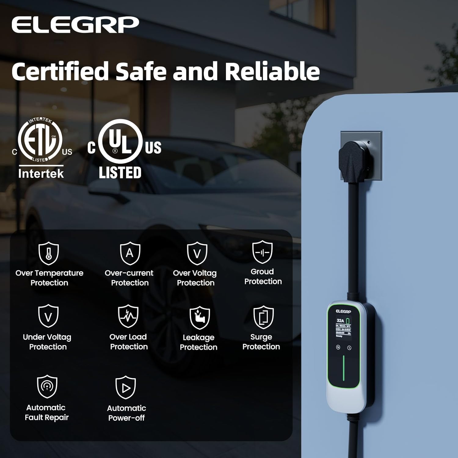 ELEGRP เครื่องชาร์จรถยนต์ไฟฟ้า - Portable Ev Charger บทวิจารณ์และราคา