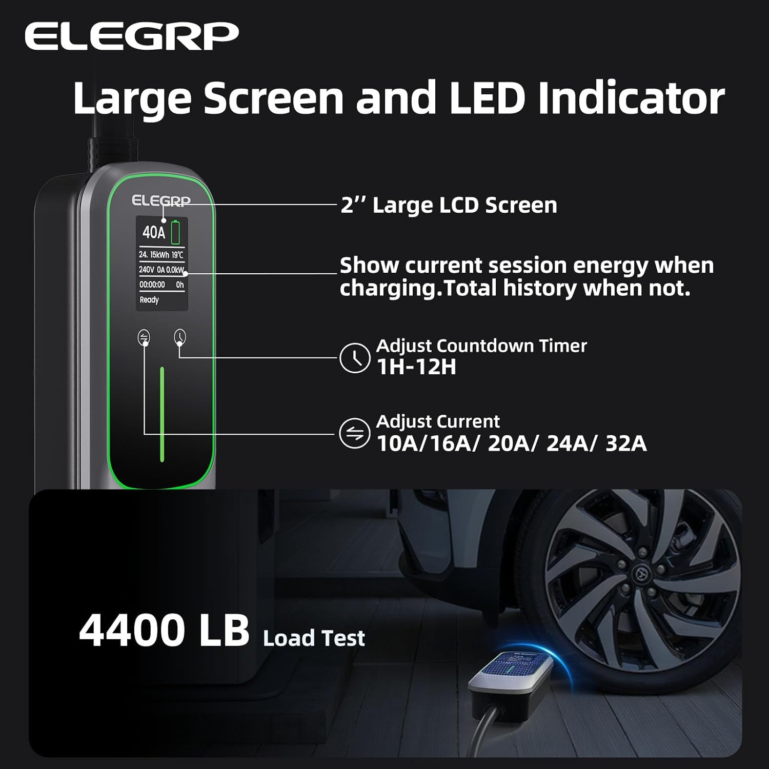ELEGRP เครื่องชาร์จรถยนต์ไฟฟ้า - Portable Ev Charger บทวิจารณ์และราคา