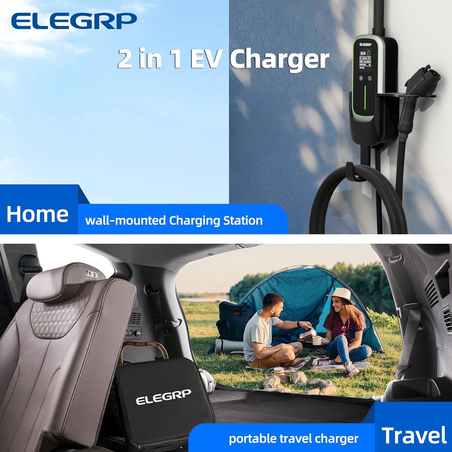ELEGRP เครื่องชาร์จรถยนต์ไฟฟ้า - Portable Ev Charger บทวิจารณ์และราคา