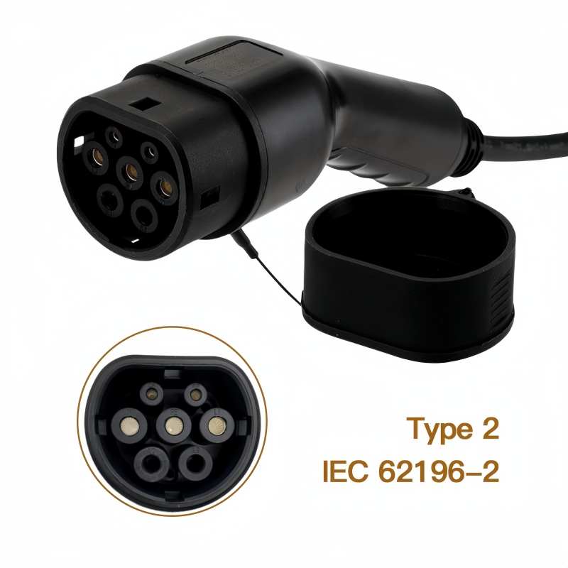 Type2ใหม่ตัวผู้/ตัวเมีย EV ปลั - Ev Charger Adapter บทวิจารณ์และราคา