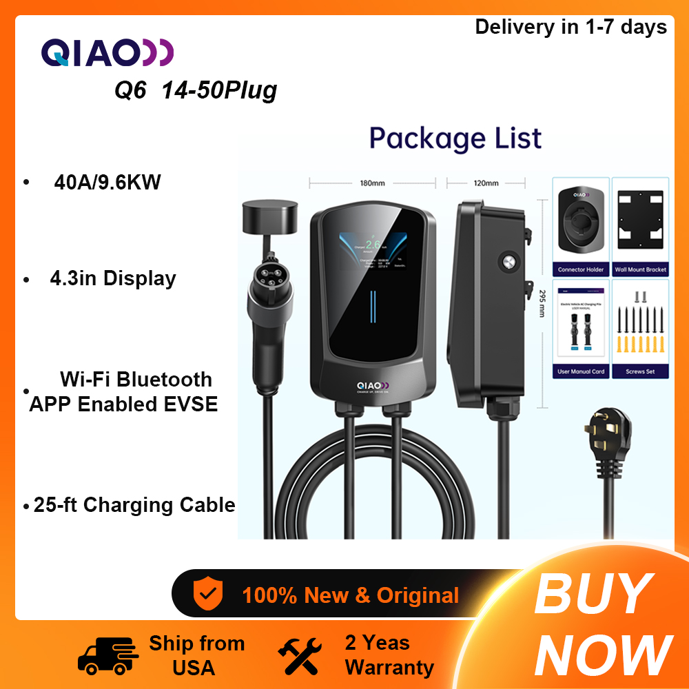 เครื่องชาร์จรถยนต์ไฟฟ้า QIAO ร - Portable Ev Charger บทวิจารณ์และราคา