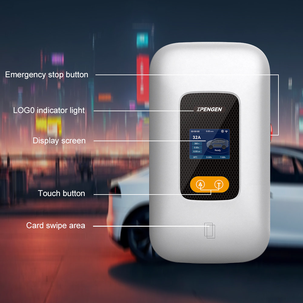 IPENGEN EV สถานีชาร์จ GBT 22KW - Wallbox Ev บทวิจารณ์และราคา