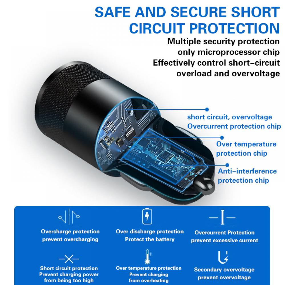 ที่ชาร์จในรถยนต์ USB 66W แบบ T - Fast Ev Charger บทวิจารณ์และราคา