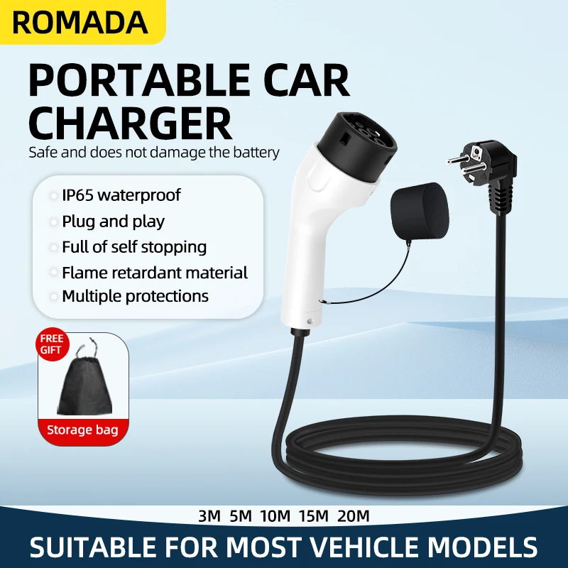 ROMADA เครื่องชาร์จรถยนต์ไฟฟ้า - Ev Charger Adapter บทวิจารณ์และราคา
