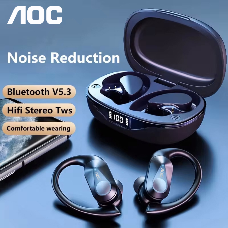 ช้อยส์ AOC ชุดหูฟังกีฬาไร้สายบ - Type 2 Charger บทวิจารณ์และราคา