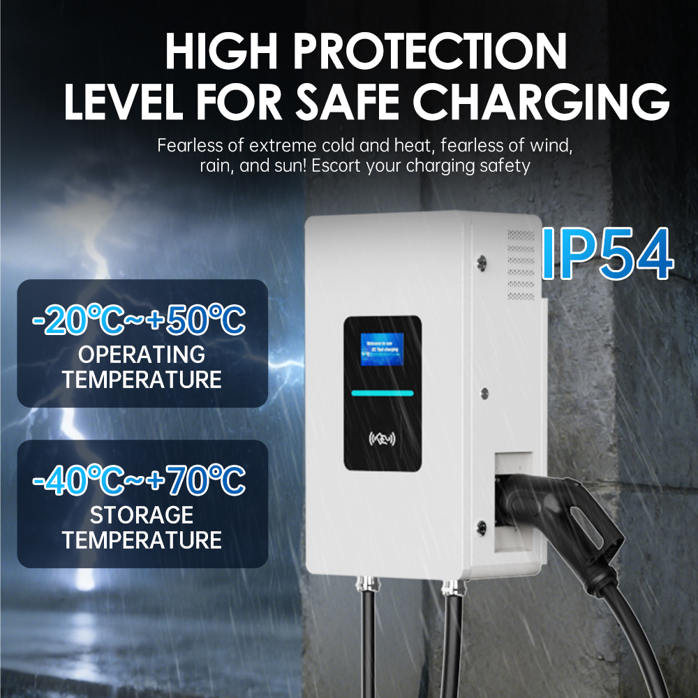 RSCHG 20kw CCS1 IP54 เครื่องชา - Ev Charger บทวิจารณ์และราคา