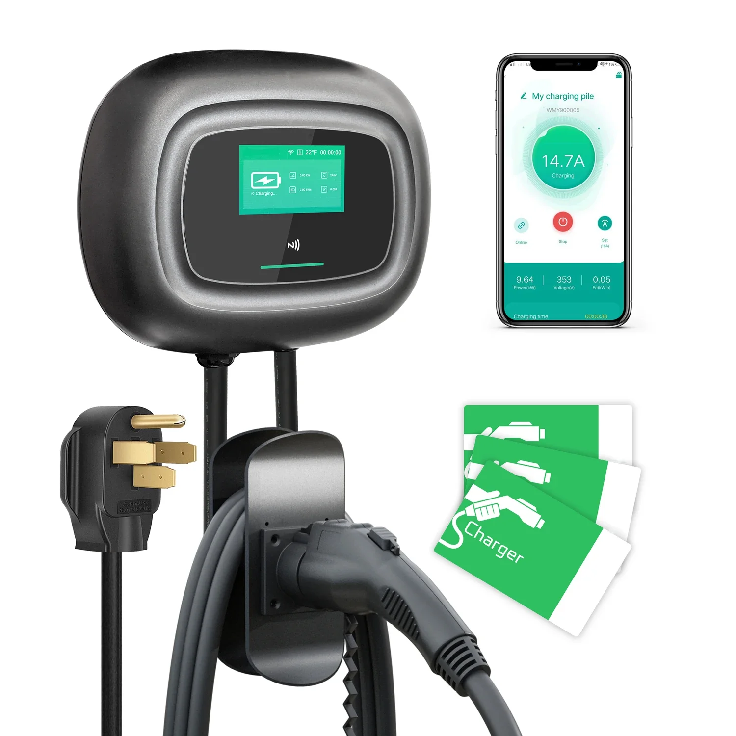 เครื่องชาร์จรถยนต์ไฟฟ้าแบบติดผ - Fast Ev Charger บทวิจารณ์และราคา